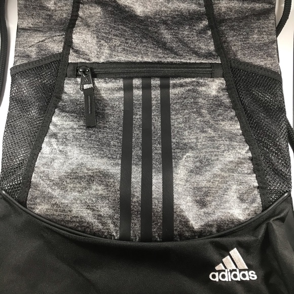 Adidas Alliance II Sackpack grey gym bag - Picture 4 of 4